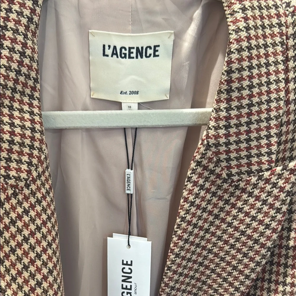 L'AGENCE Houndstooth Blazer - Picture 6 of 7